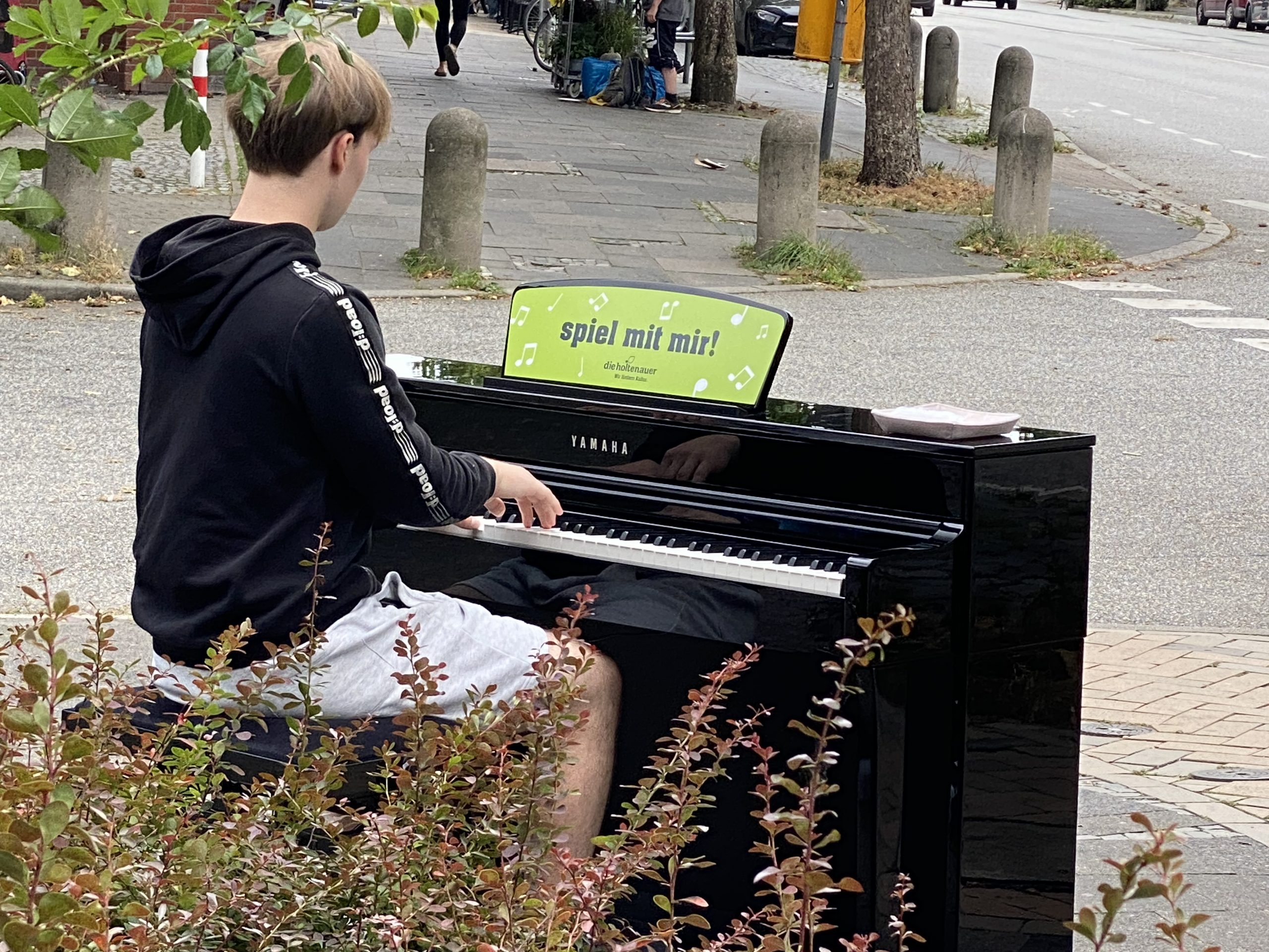 Straßenpiano zum Musizieren im öffentlichen Raum